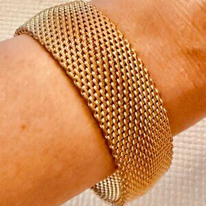 Goldtone Mesh Bracelet